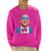 Sidney Maurer Original Portrait Of Jay Z Blue Tux Kids Sweatshirt - X-Small (3-4 yrs) / Hot Pink - Kids Boys Sweatshirt
