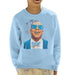 Sidney Maurer Original Portrait Of Jay Z Blue Tux Kids Sweatshirt - Kids Boys Sweatshirt