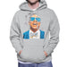 Sidney Maurer Original Portrait Of Jay Z Blue Tux Mens Hooded Sweatshirt - Mens Hooded Sweatshirt