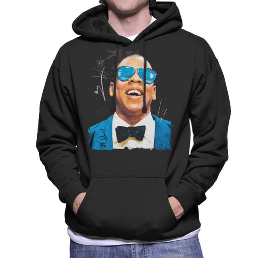 Sidney Maurer Original Portrait Of Jay Z Blue Tux Mens Hooded Sweatshirt - Mens Hooded Sweatshirt