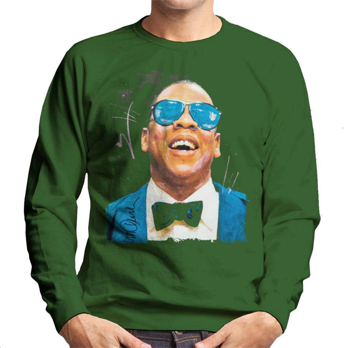 Sidney Maurer Original Portrait Of Jay Z Blue Tux Mens Sweatshirt - Mens Sweatshirt
