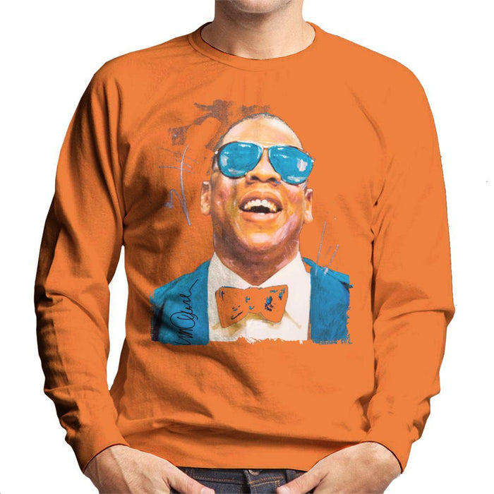 Sidney Maurer Original Portrait Of Jay Z Blue Tux Mens Sweatshirt - Mens Sweatshirt
