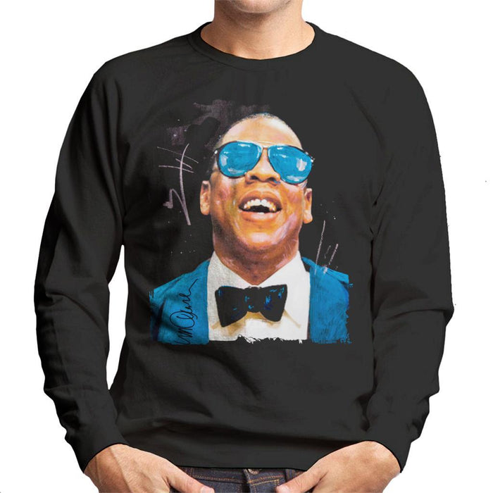 Sidney Maurer Original Portrait Of Jay Z Blue Tux Mens Sweatshirt - Mens Sweatshirt