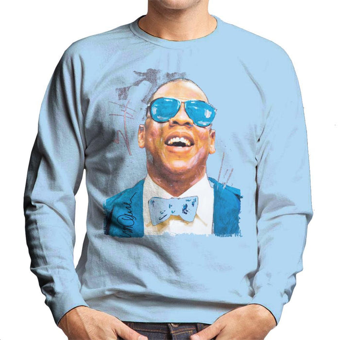 Sidney Maurer Original Portrait Of Jay Z Blue Tux Mens Sweatshirt - Mens Sweatshirt
