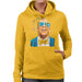 Sidney Maurer Original Portrait Of Jay Z Blue Tux Womens Hooded Sweatshirt - Womens Hooded Sweatshirt