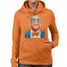 Sidney Maurer Original Portrait Of Jay Z Blue Tux Womens Hooded Sweatshirt - Womens Hooded Sweatshirt