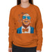 Sidney Maurer Original Portrait Of Jay Z Blue Tux Womens Sweatshirt - Womens Sweatshirt