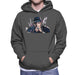 Sidney Maurer Original Portrait Of Jay Z The Black Album Mens Hooded Sweatshirt - Mens Hooded Sweatshirt