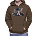 Sidney Maurer Original Portrait Of Jay Z The Black Album Mens Hooded Sweatshirt - Mens Hooded Sweatshirt