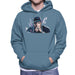 Sidney Maurer Original Portrait Of Jay Z The Black Album Mens Hooded Sweatshirt - Mens Hooded Sweatshirt