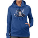 Sidney Maurer Original Portrait Of Jay Z The Black Album Womens Hooded Sweatshirt - Womens Hooded Sweatshirt
