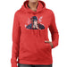 Sidney Maurer Original Portrait Of Jay Z The Black Album Womens Hooded Sweatshirt - Womens Hooded Sweatshirt