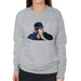 Sidney Maurer Original Portrait Of Jay Z The Black Album Womens Sweatshirt - Womens Sweatshirt