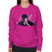 Sidney Maurer Original Portrait Of Jay Z The Black Album Womens Sweatshirt - Womens Sweatshirt