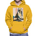 Sidney Maurer Original Portrait Of Kate Moss Nude Mens Hooded Sweatshirt - Small / Gold - Mens Hooded Sweatshirt
