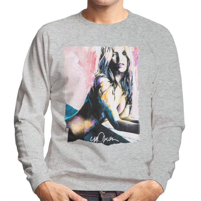Sidney Maurer Original Portrait Of Kate Moss Nude Mens Sweatshirt - Mens Sweatshirt