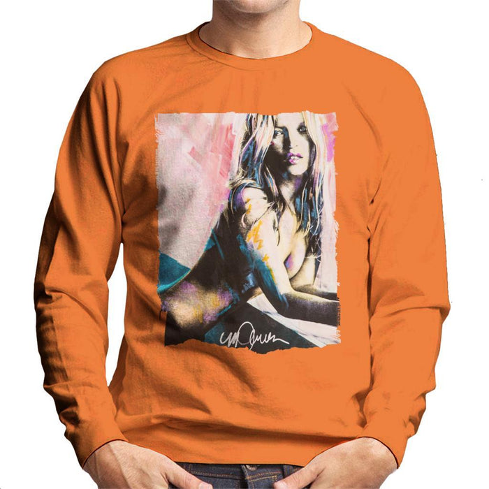 Sidney Maurer Original Portrait Of Kate Moss Nude Mens Sweatshirt - Mens Sweatshirt