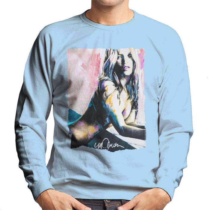 Sidney Maurer Original Portrait Of Kate Moss Nude Mens Sweatshirt - Mens Sweatshirt