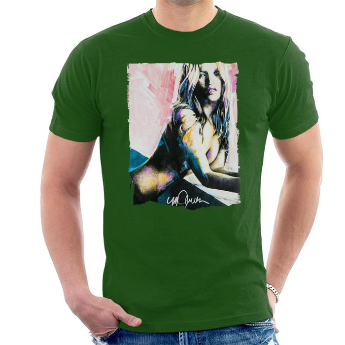 Sidney Maurer Original Portrait Of Kate Moss Nude Mens T-Shirt - Mens T-Shirt