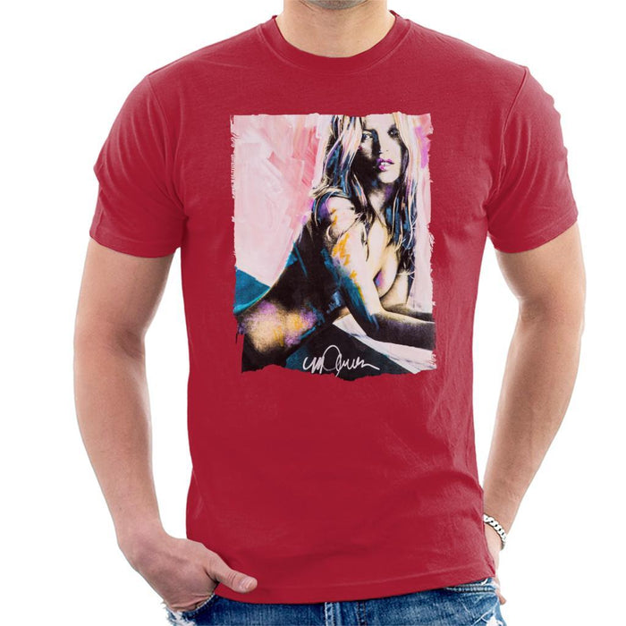 Sidney Maurer Original Portrait Of Kate Moss Nude Mens T-Shirt - Mens T-Shirt