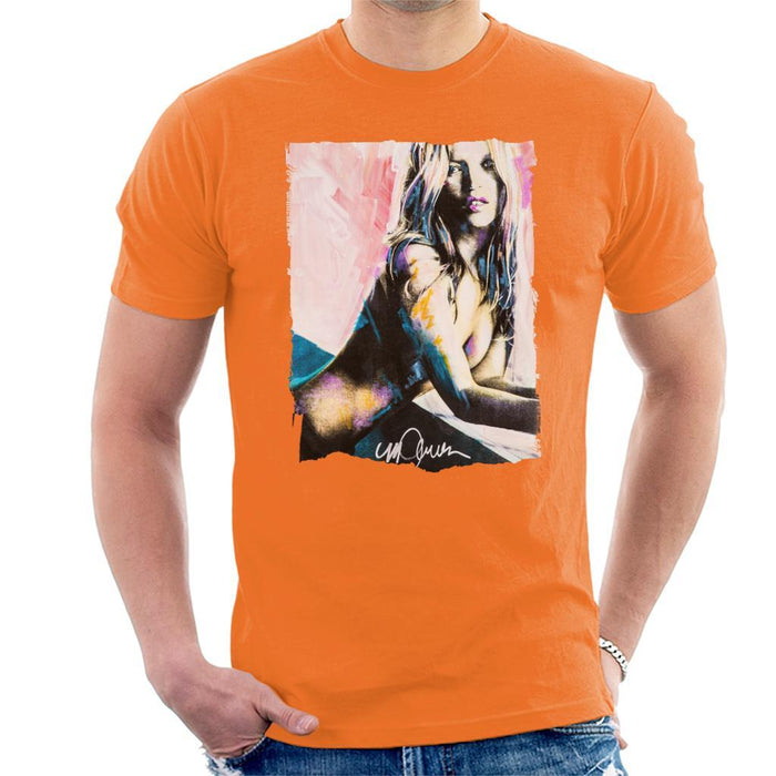 Sidney Maurer Original Portrait Of Kate Moss Nude Mens T-Shirt - Mens T-Shirt