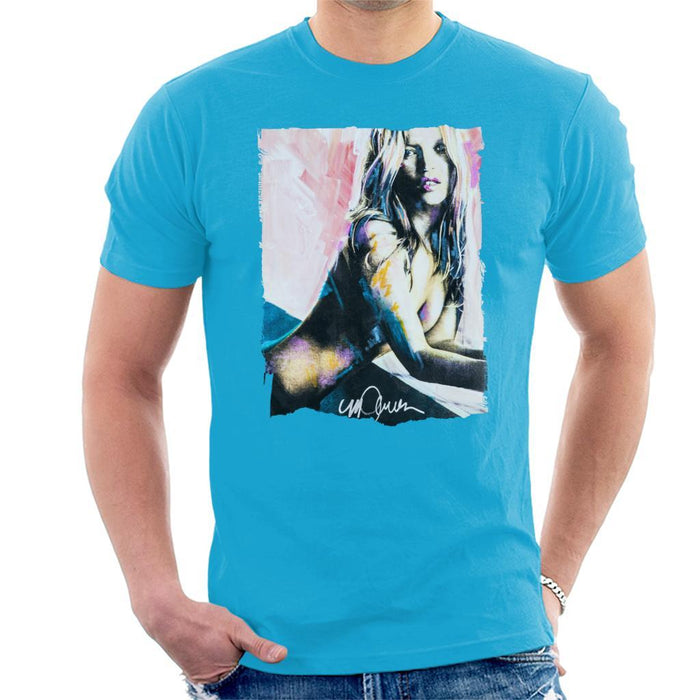 Sidney Maurer Original Portrait Of Kate Moss Nude Mens T-Shirt - Mens T-Shirt
