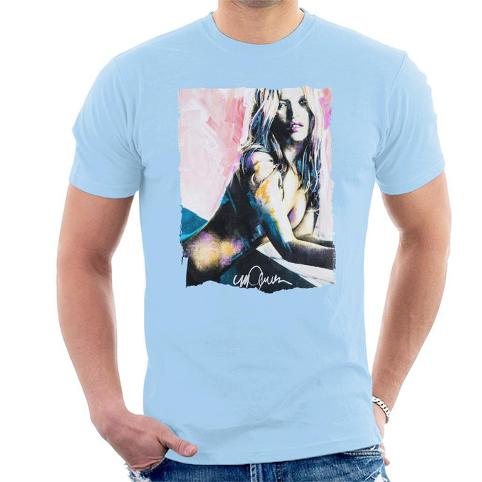 Sidney Maurer Original Portrait Of Kate Moss Nude Mens T-Shirt - Mens T-Shirt