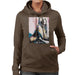 Sidney Maurer Original Portrait Of Kate Moss Nude Womens Hooded Sweatshirt - Womens Hooded Sweatshirt
