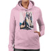 Sidney Maurer Original Portrait Of Kate Moss Nude Womens Hooded Sweatshirt - Small / Light Pink - Womens Hooded Sweatshirt