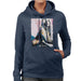 Sidney Maurer Original Portrait Of Kate Moss Nude Womens Hooded Sweatshirt - Womens Hooded Sweatshirt