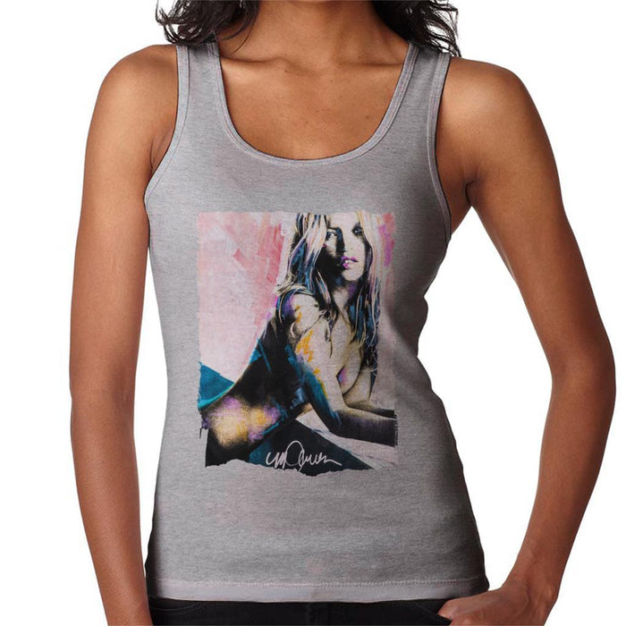 Sidney Maurer Original Portrait Of Kate Moss Nude Womens Vest - Womens Vest