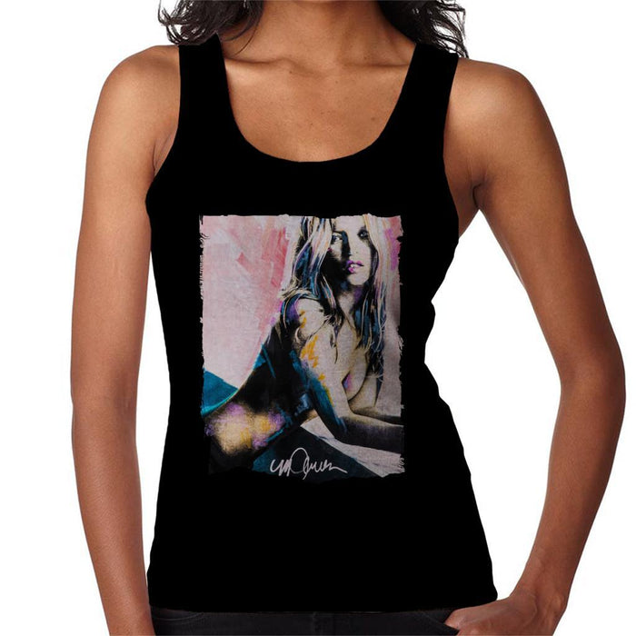 Sidney Maurer Original Portrait Of Kate Moss Nude Womens Vest - Womens Vest