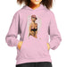 Sidney Maurer Original Portrait Of Kate Moss Pink Hat And Bra Kids Hooded Sweatshirt - X-Small (3-4 yrs) / Light Pink - Kids Boys Hooded
