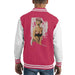 Sidney Maurer Original Portrait Of Kate Moss Pink Hat And Bra Kids Varsity Jacket - Kids Boys Varsity Jacket