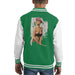 Sidney Maurer Original Portrait Of Kate Moss Pink Hat And Bra Kids Varsity Jacket - Kids Boys Varsity Jacket