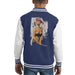 Sidney Maurer Original Portrait Of Kate Moss Pink Hat And Bra Kids Varsity Jacket - Kids Boys Varsity Jacket