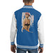 Sidney Maurer Original Portrait Of Kate Moss Pink Hat And Bra Kids Varsity Jacket - X-Small (3-4 yrs) / Royal/White - Kids Boys Varsity