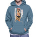 Sidney Maurer Original Portrait Of Kate Moss Pink Hat And Bra Mens Hooded Sweatshirt - Mens Hooded Sweatshirt