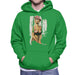 Sidney Maurer Original Portrait Of Kate Moss Pink Hat And Bra Mens Hooded Sweatshirt - Mens Hooded Sweatshirt