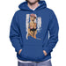 Sidney Maurer Original Portrait Of Kate Moss Pink Hat And Bra Mens Hooded Sweatshirt - Mens Hooded Sweatshirt