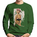 Sidney Maurer Original Portrait Of Kate Moss Pink Hat And Bra Mens Sweatshirt - Mens Sweatshirt