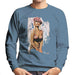 Sidney Maurer Original Portrait Of Kate Moss Pink Hat And Bra Mens Sweatshirt - Mens Sweatshirt
