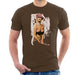 Sidney Maurer Original Portrait Of Kate Moss Pink Hat And Bra Mens T-Shirt - Mens T-Shirt