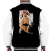 Sidney Maurer Original Portrait Of Kate Moss Pink Hat And Bra Mens Varsity Jacket - Mens Varsity Jacket