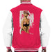 Sidney Maurer Original Portrait Of Kate Moss Pink Hat And Bra Mens Varsity Jacket - Mens Varsity Jacket
