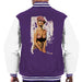 Sidney Maurer Original Portrait Of Kate Moss Pink Hat And Bra Mens Varsity Jacket - Mens Varsity Jacket