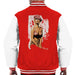 Sidney Maurer Original Portrait Of Kate Moss Pink Hat And Bra Mens Varsity Jacket - Mens Varsity Jacket