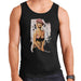 Sidney Maurer Original Portrait Of Kate Moss Pink Hat And Bra Mens Vest - Mens Vest