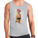 Sidney Maurer Original Portrait Of Kate Moss Pink Hat And Bra Mens Vest - Mens Vest