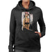 Sidney Maurer Original Portrait Of Kate Moss Pink Hat And Bra Womens Hooded Sweatshirt - Womens Hooded Sweatshirt